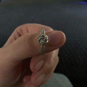 Pandora Shimmering Knot Ring